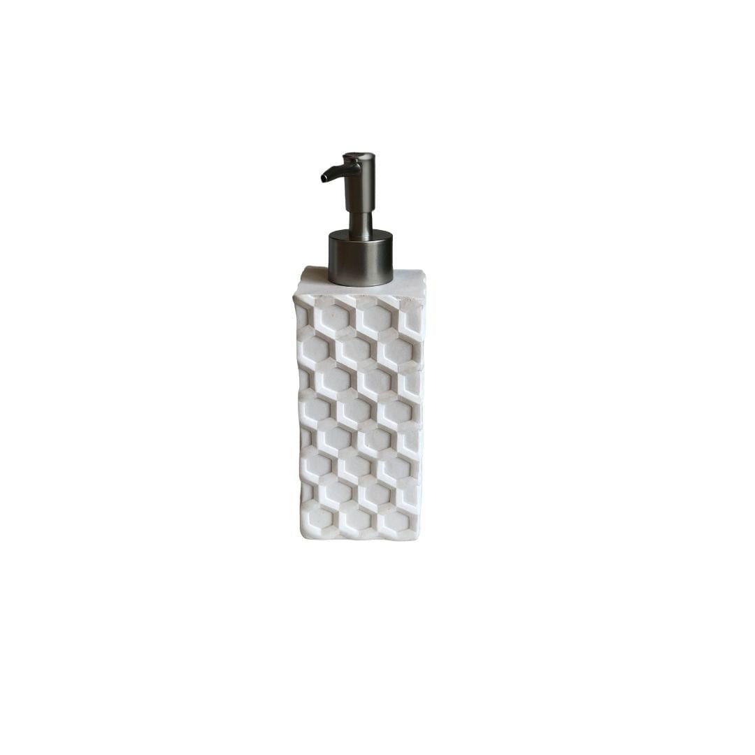 Conjunto Para Banheiro De Resina Branco - Ela Decora