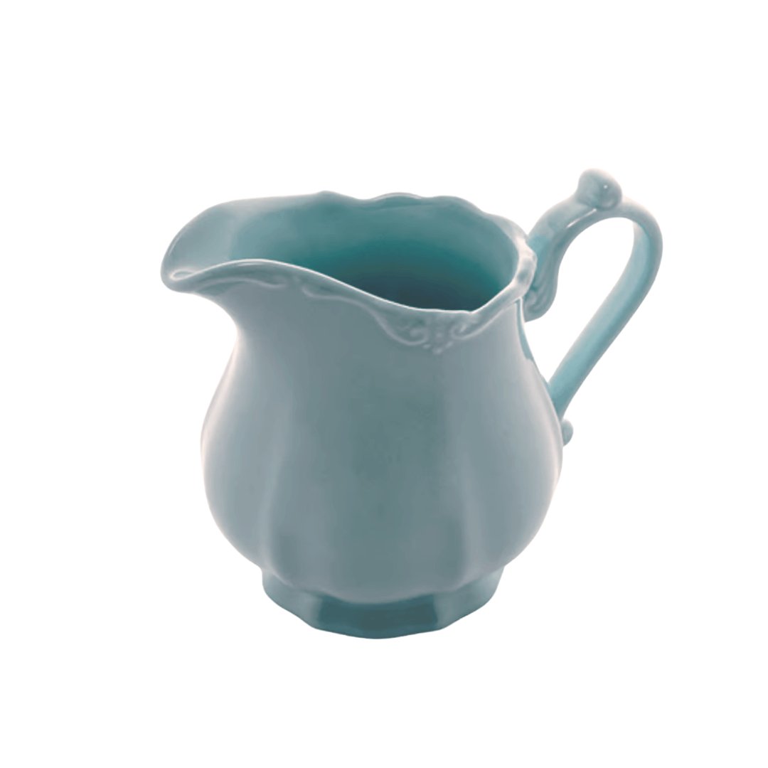 Conjunto para Chá Fancy em Porcelana Verde 3 Peças - Ela Decora