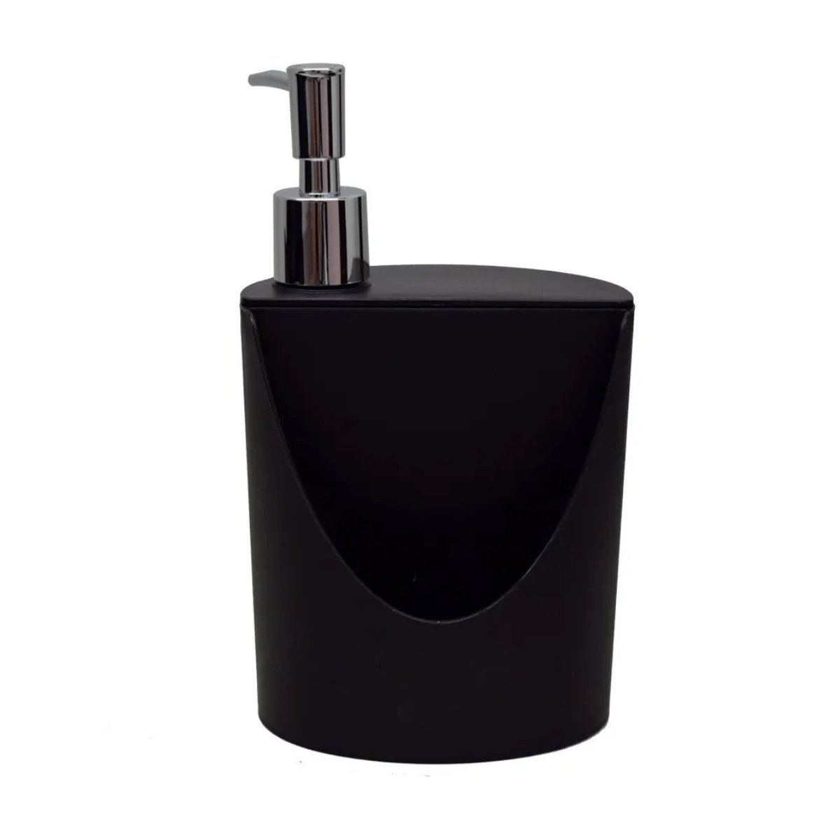 Conjunto para Pia de Cozinha Preto Escorredor Lixeira Dispenser Porta Talher 4 Peças - Ela Decora
