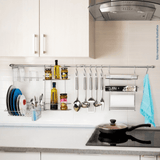 Cook Home 10 - Barra Pendurar Cozinha Cromado - Ela Decora