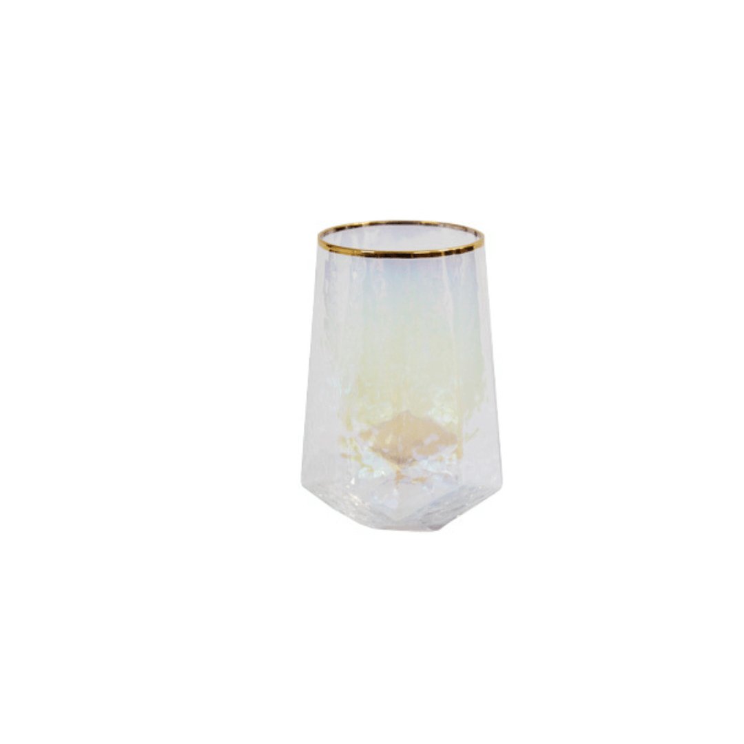 Copo de Vidro Geometric Furta Cor 11,4cm - Ela Decora