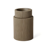 Copo Porta Escova Multiuso em Cimento Verde Militar 11,5cm - Ela Decora