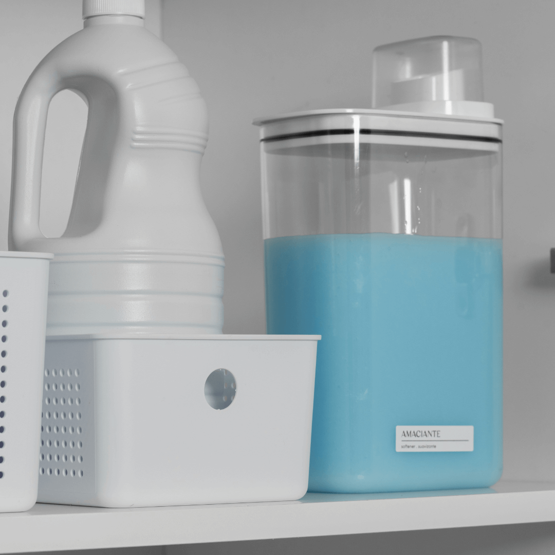 Pote Hermético Dispenser Flow Branco 2,3 Litros