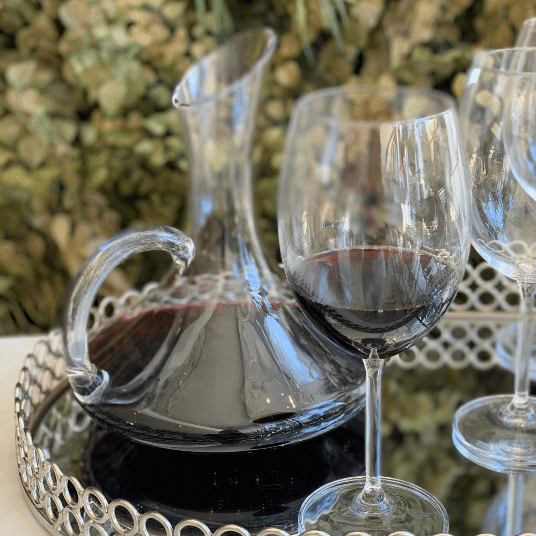 Decanter para Vinho com Alça 1,5 Litros - Ela Decora
