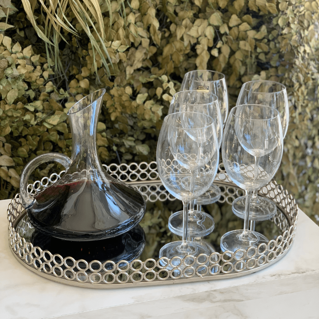 Decanter para Vinho com Alça 1,5 Litros - Ela Decora