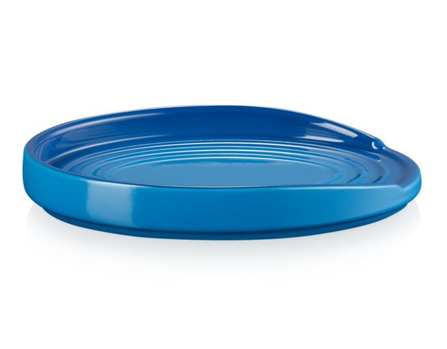 Descanso Oval para Colher Azul Marseille Le Creuset - Ela Decora