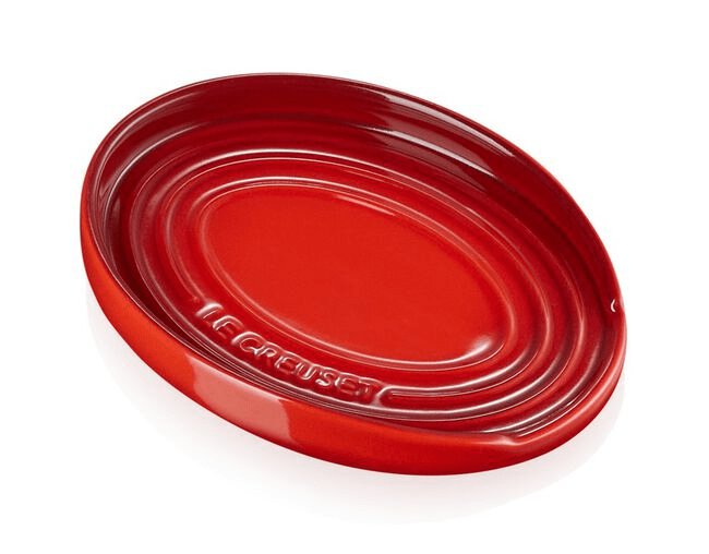 Descanso Oval para Colher Vermelho Le Creuset - Ela Decora