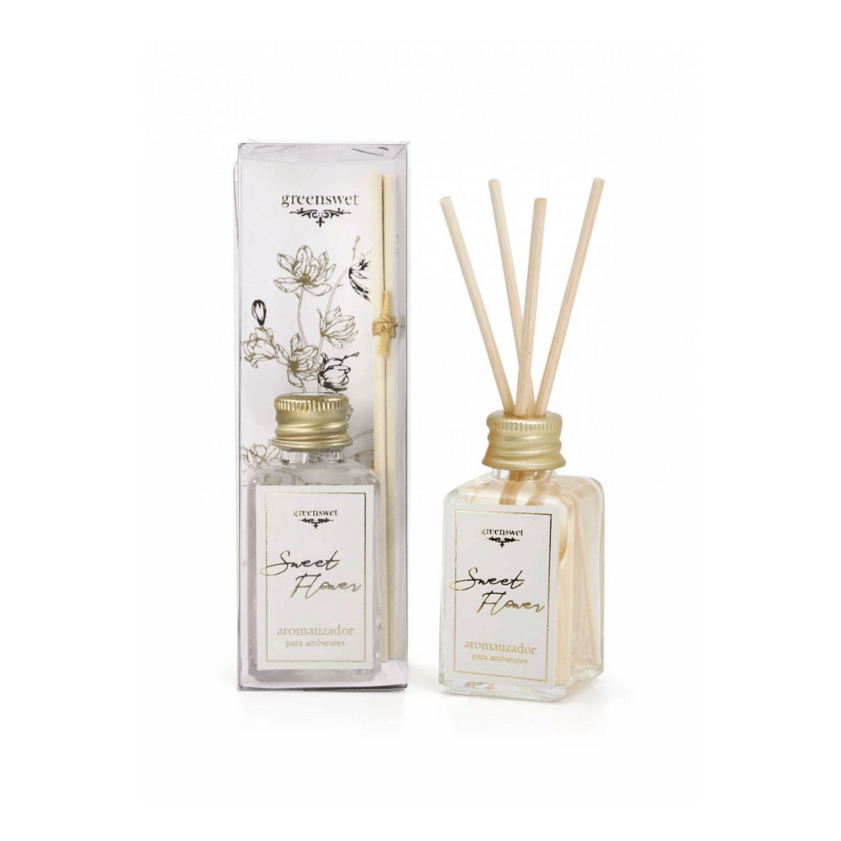 Difusor De Aromas Sweet Flower Greens Wet - 30ML - Ela Decora