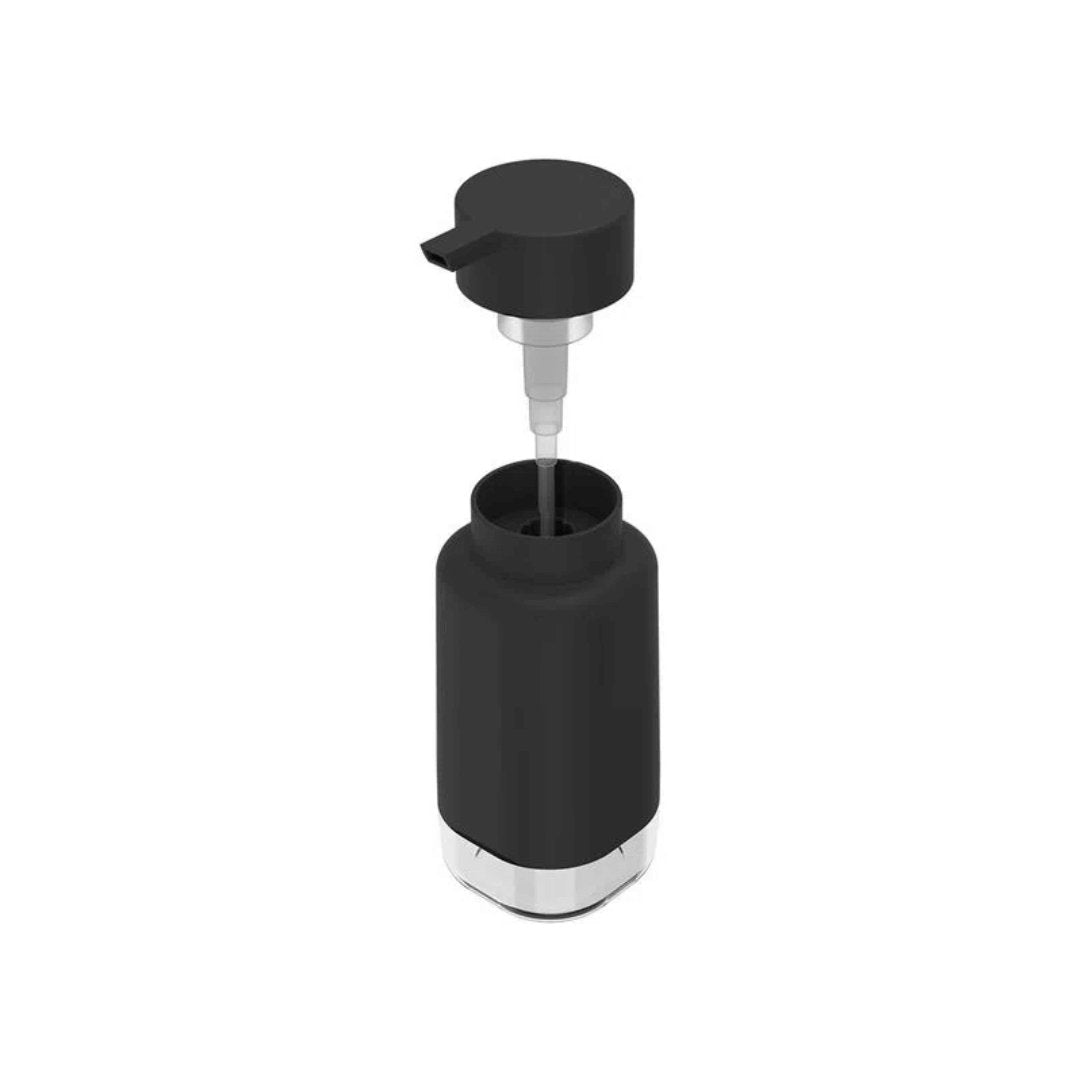 Dispenser Porta Detergente Premium Trium 500ml Preto Fechado - Ela Decora