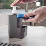 Dispenser Porta Sabonete Liquido Trium Compact Chumbo 500ml