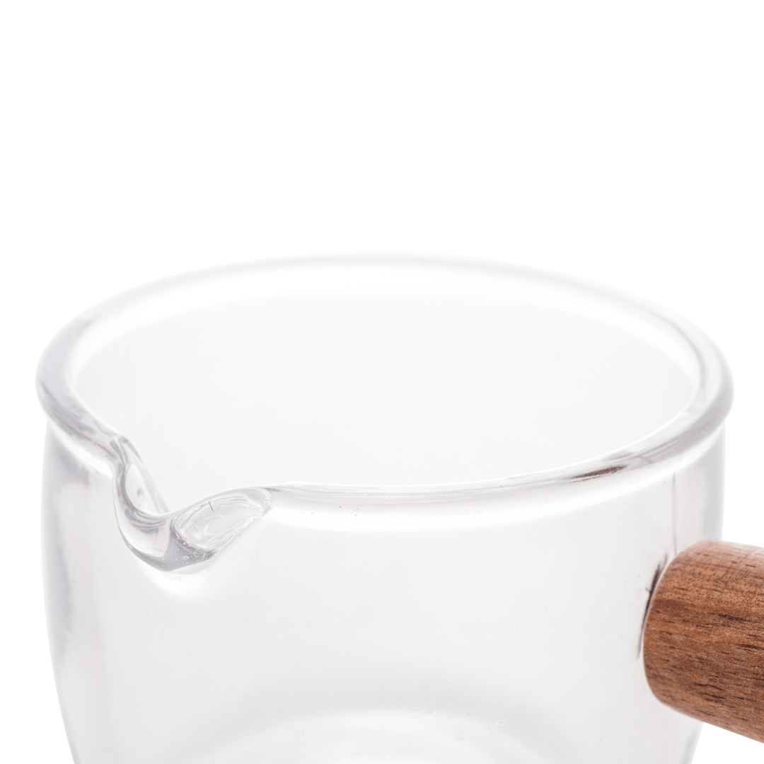 Molheira Vidro com Cabo de Bambu 50ml
