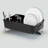 Escorredor com Porta Talheres Deluxe Preto - Ela Decora