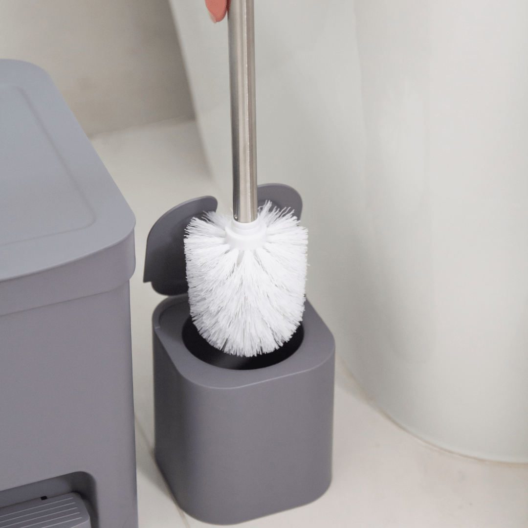 Escova Sanitária Dual Chumbo 38cm - Ela Decora