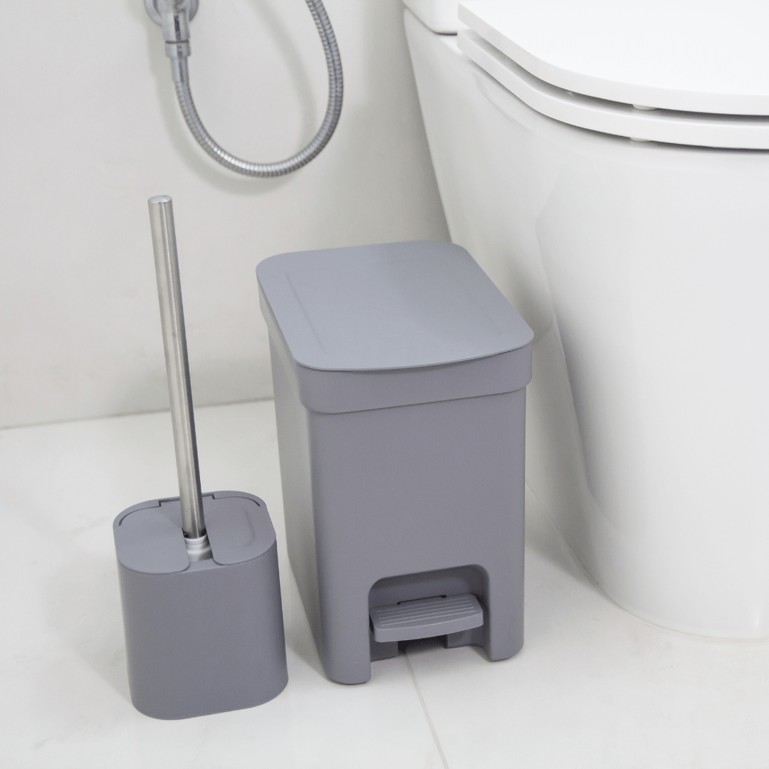 Escova Sanitária Dual Chumbo 38cm - Ela Decora