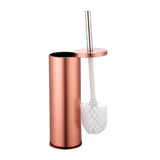 Escova Sanitária Metálica Rose Gold - 27cm - Ela Decora