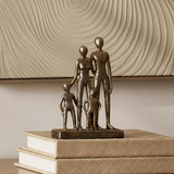 Escultura Familia em Polirresina 22cm