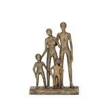 Escultura Familia em Polirresina 22cm - Ela Decora
