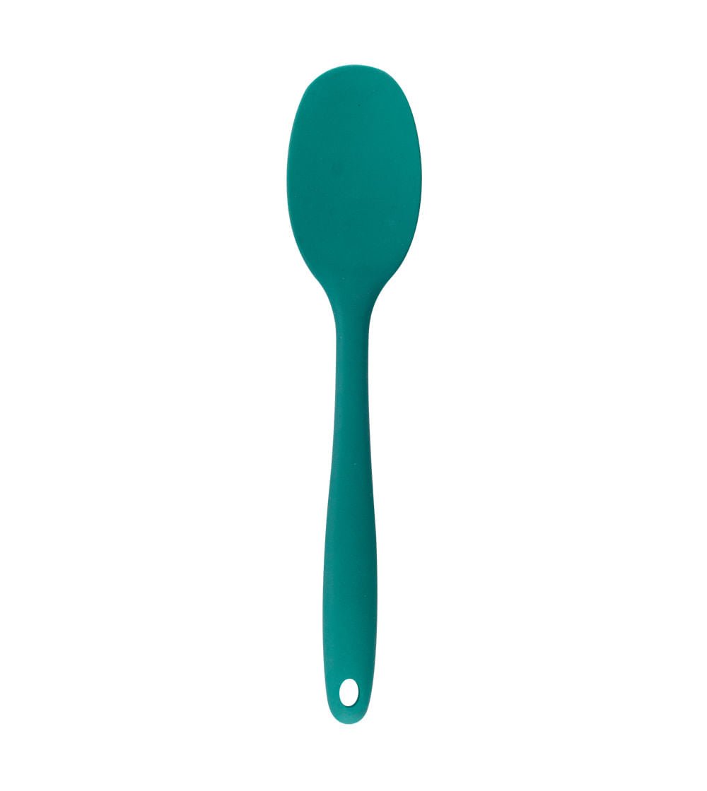 Espátula de Silicone Duplo Redonda Verde - Ela Decora