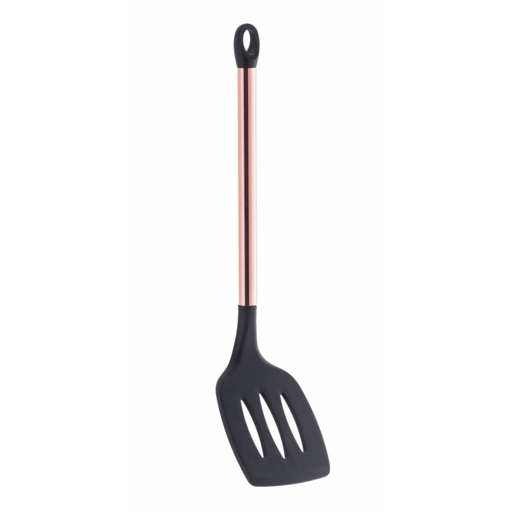 Espátula em Silicone Chumbo Cabo Rose Gold - 36,5 cm - Ela Decora