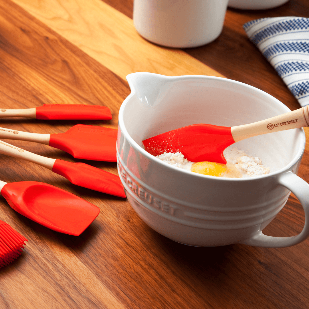 Espátula Grande Silicone Vênus Vermelha Le Creuset - Ela Decora