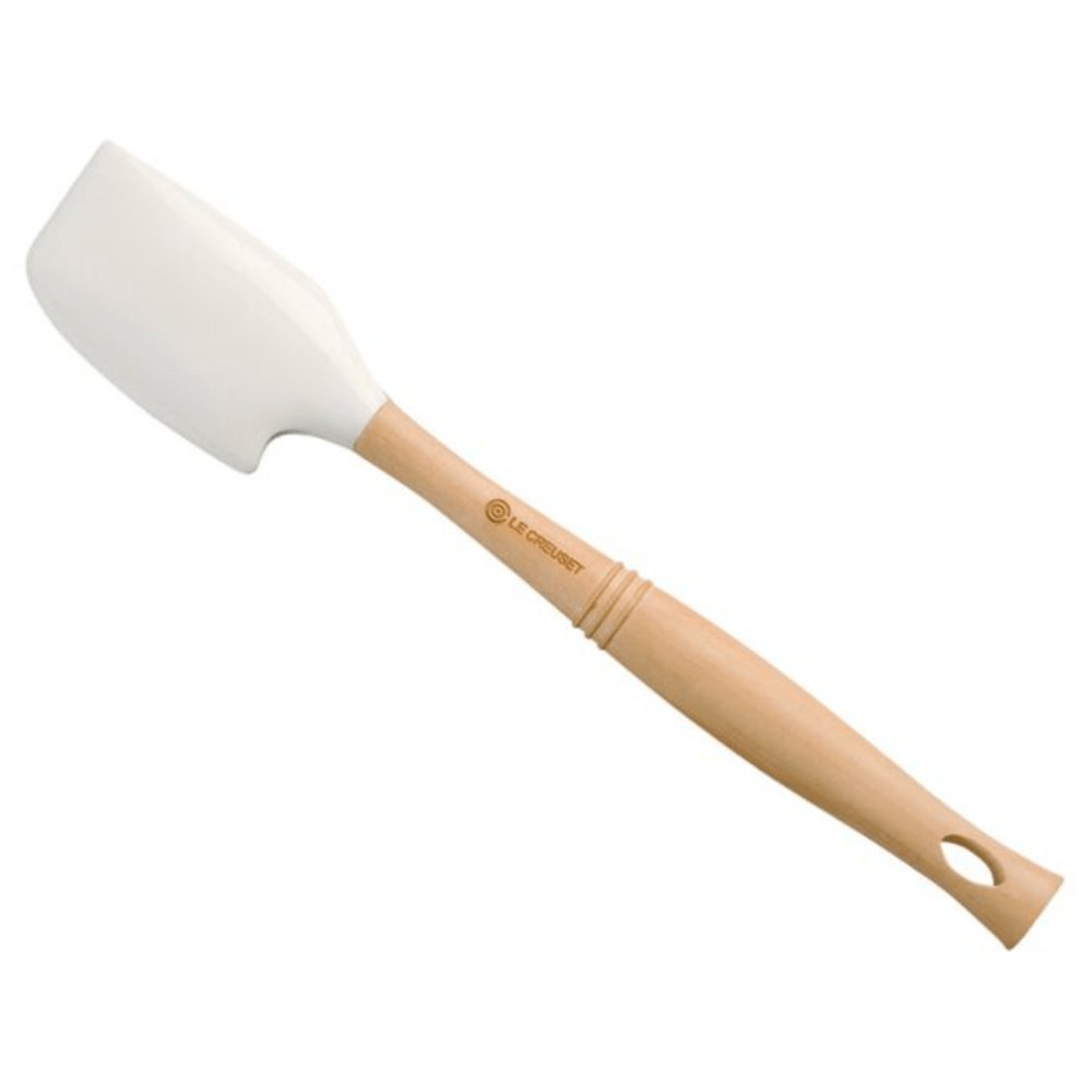 Espátula Media Silicone Vênus Branco Le Creuset - Ela Decora