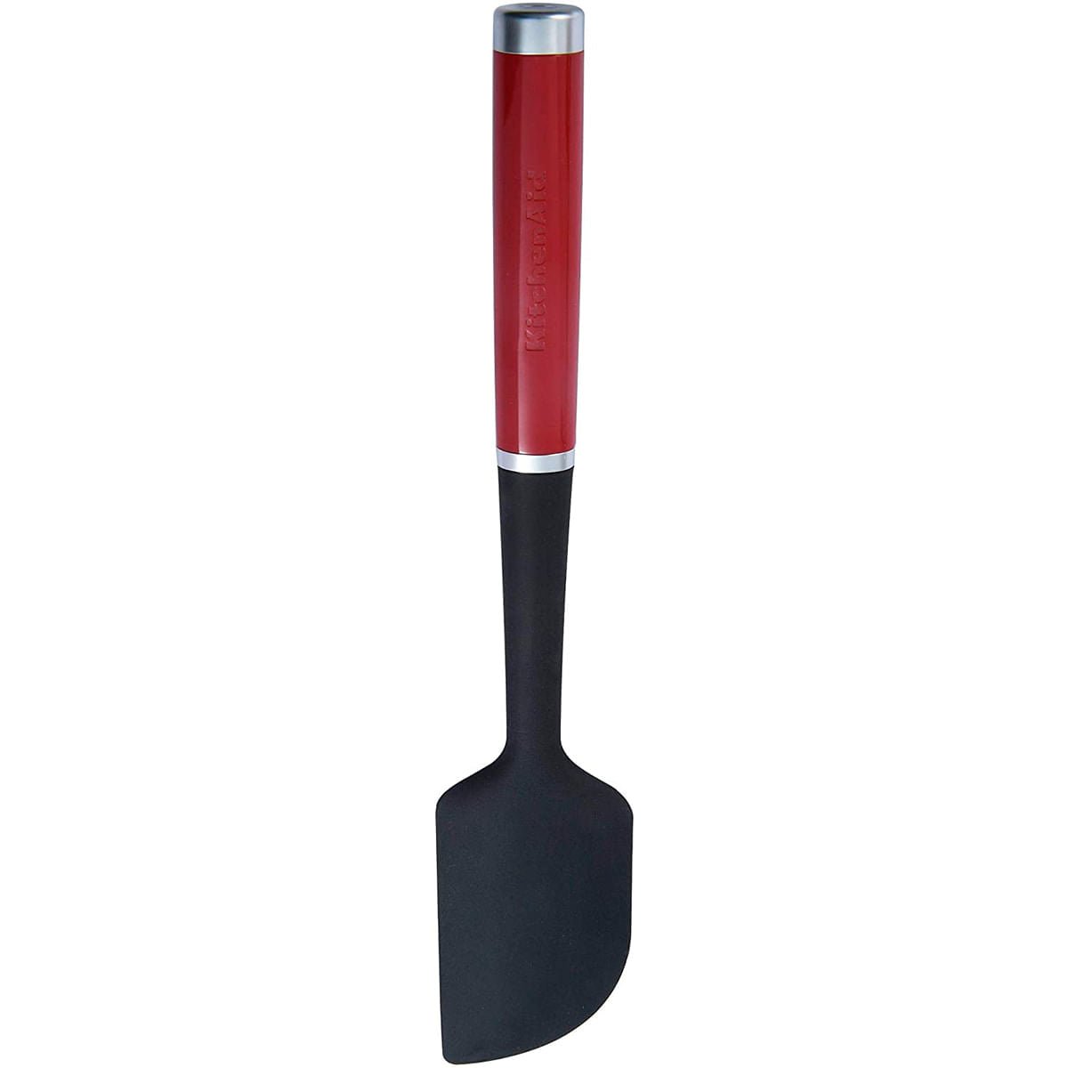 Espátula Pão Duro Silicone Vermelho e Preto KitchenAid - Ela Decora