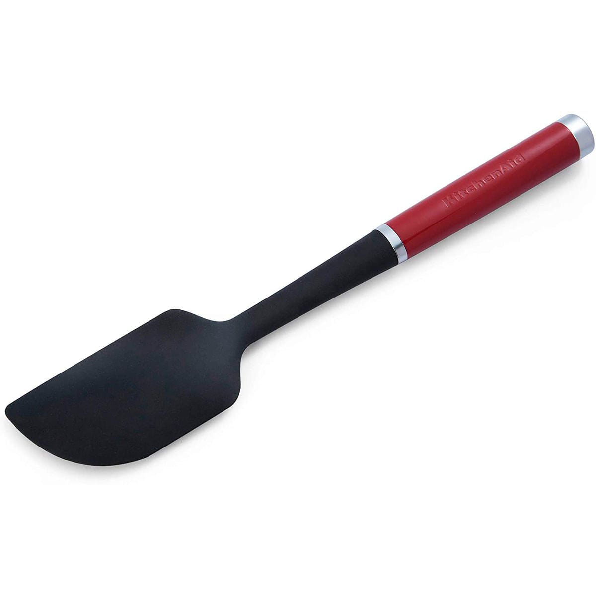 Espátula Pão Duro Silicone Vermelho e Preto KitchenAid - Ela Decora
