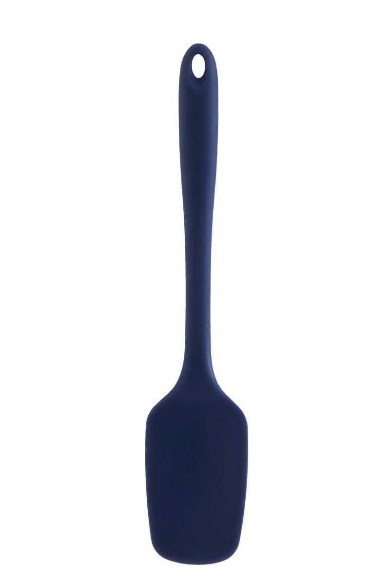 Espátula Tipo Pão Duro em Silicone Azul Marinho - 29,5 cm - Ela Decora