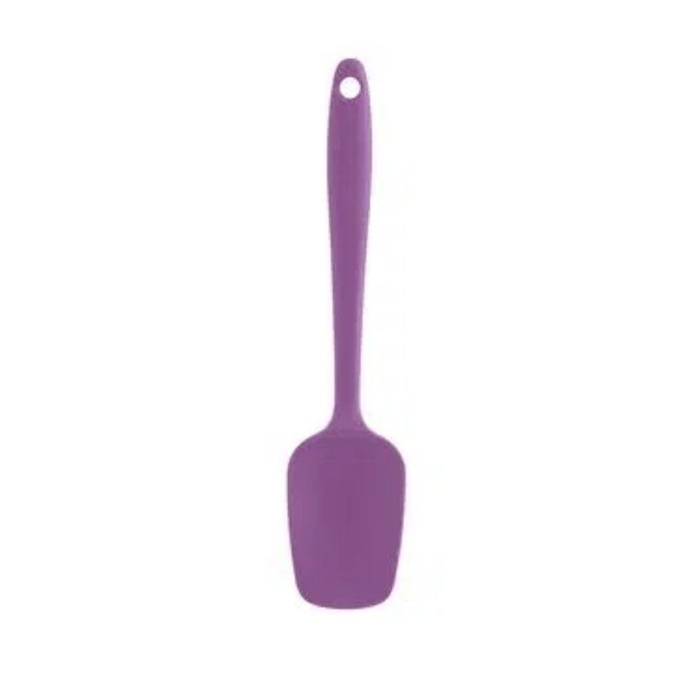 Espátula Tipo Pão Duro em Silicone Roxa - 29,5 cm - Ela Decora