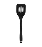 Espátula Vazada de Silicone Duplo Preto - Ela Decora