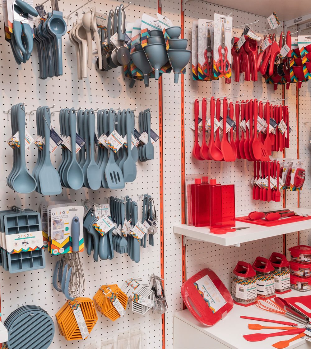 Espátula Vazada de Silicone Duplo Vermelho - Ela Decora