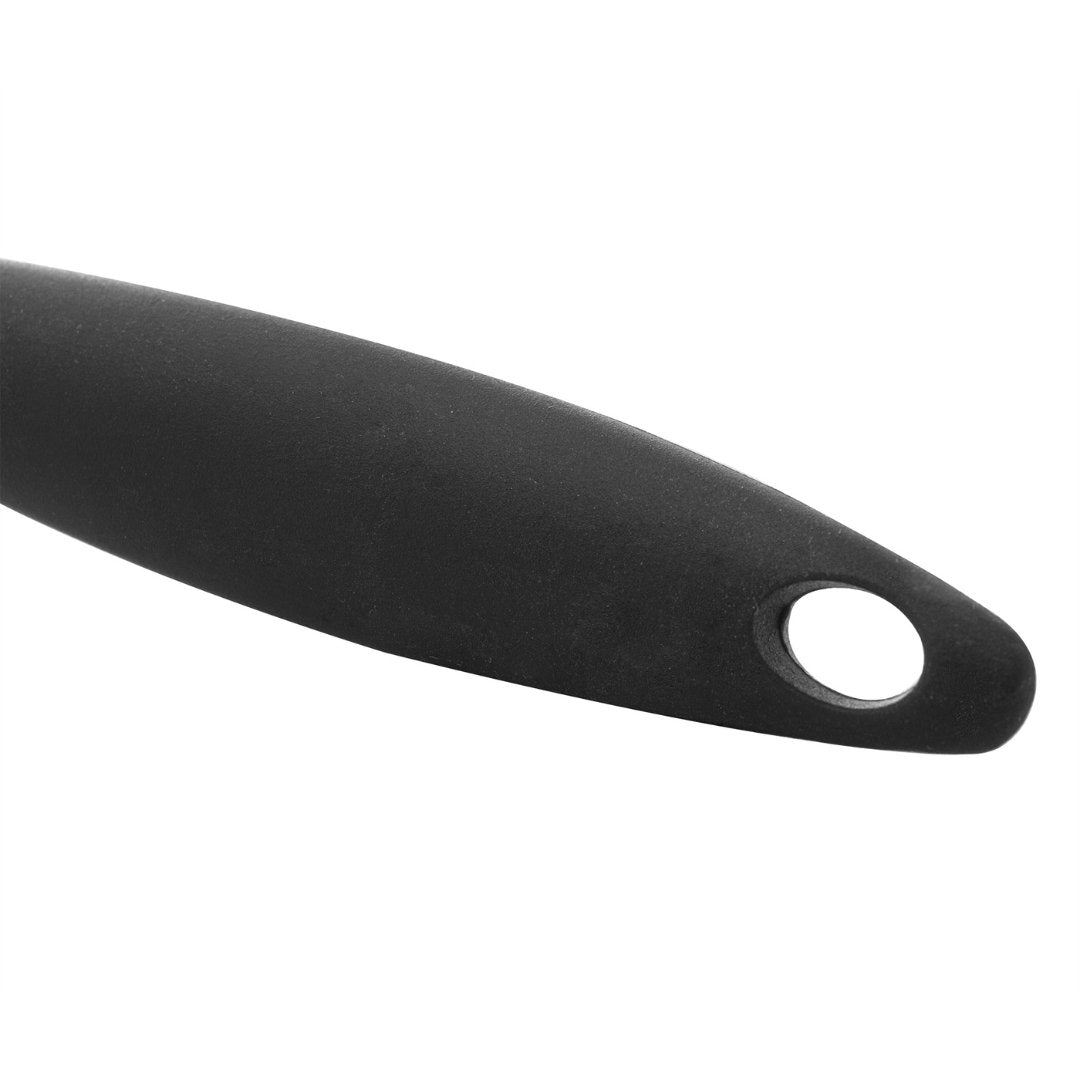 Espátula Vazada de Silicone Preta 29cm - Ela Decora