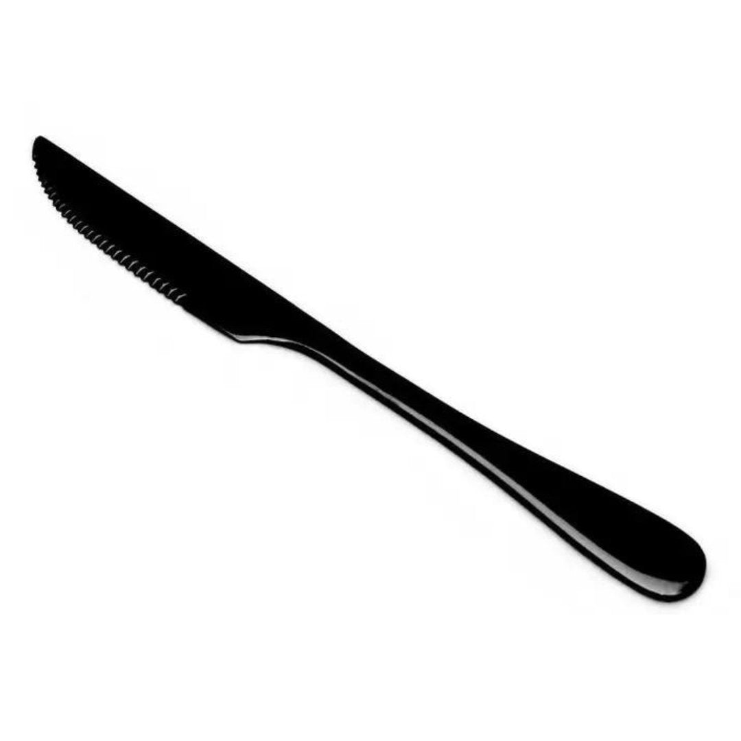 Faca De Churrasco Onix 24 x 2 x 0,3 cm - Ela Decora