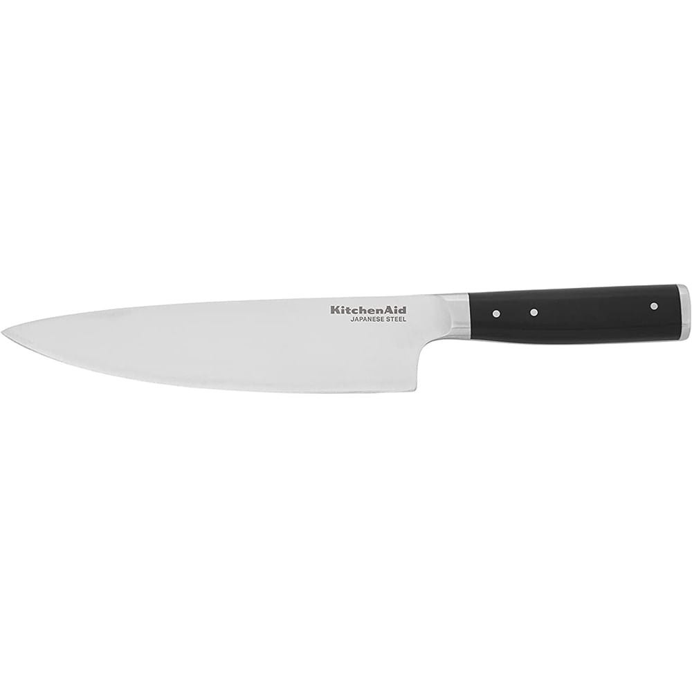 Faca do Chef Preta 20,30cm KitchenAid - Ela Decora