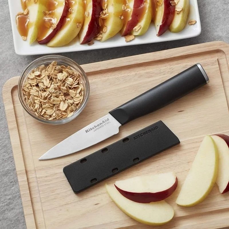 Faca Parer Preta 9cm KitchenAid - Ela Decora