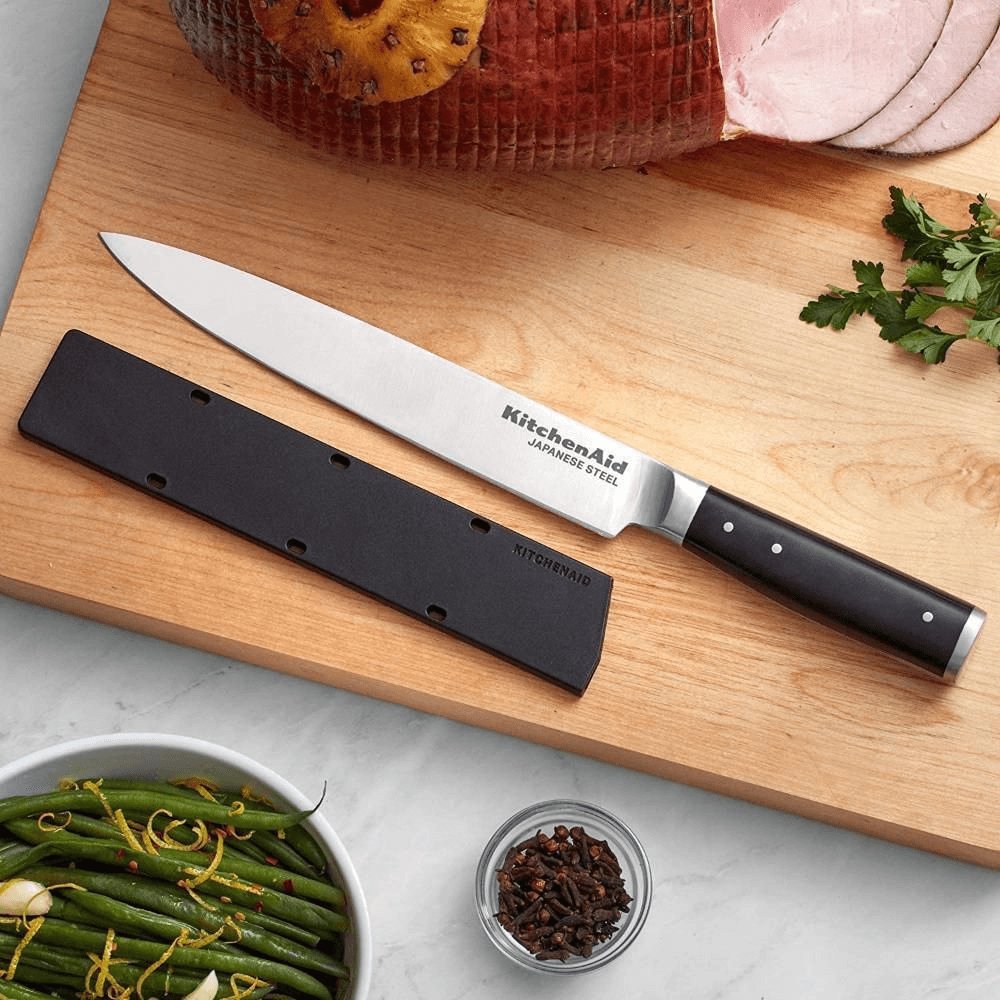 Faca Slicing Preta 20,30cm KitchenAid - Ela Decora