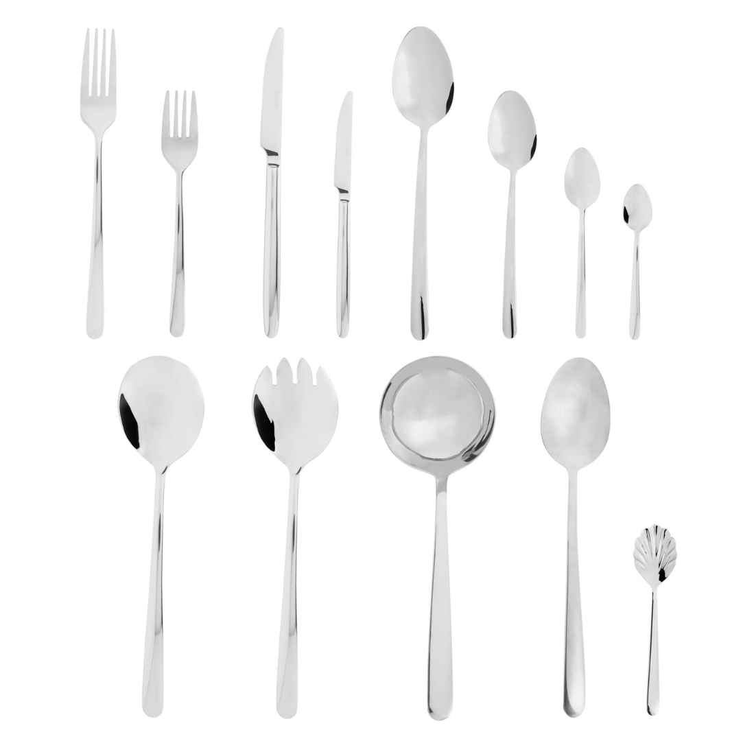 Faqueiro Aço Inox com Caixa Viena 101 Peças - Ela Decora