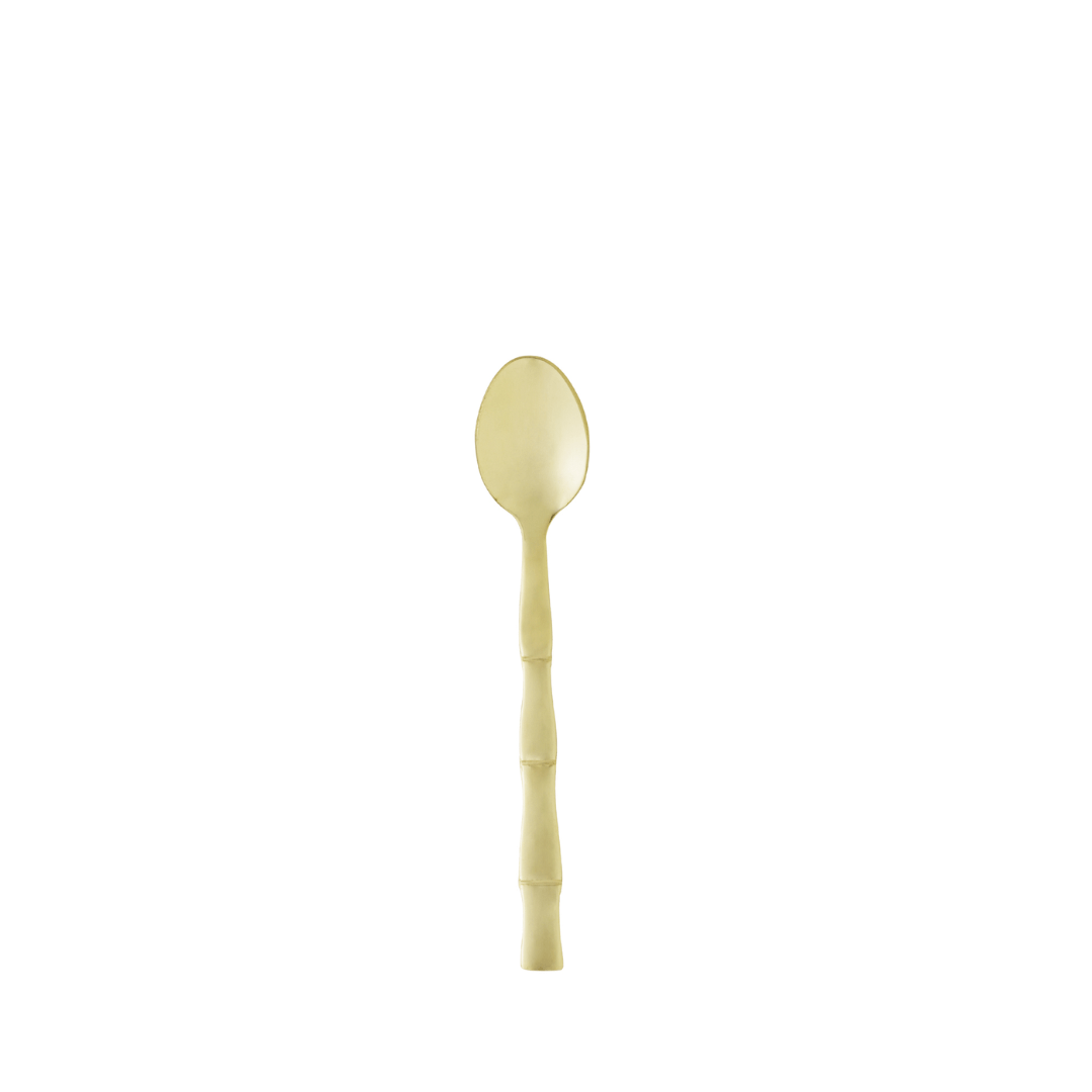 Faqueiro Elegant Estilo Bambu em Aço Inox Champanhe 16 Peças - Ela Decora
