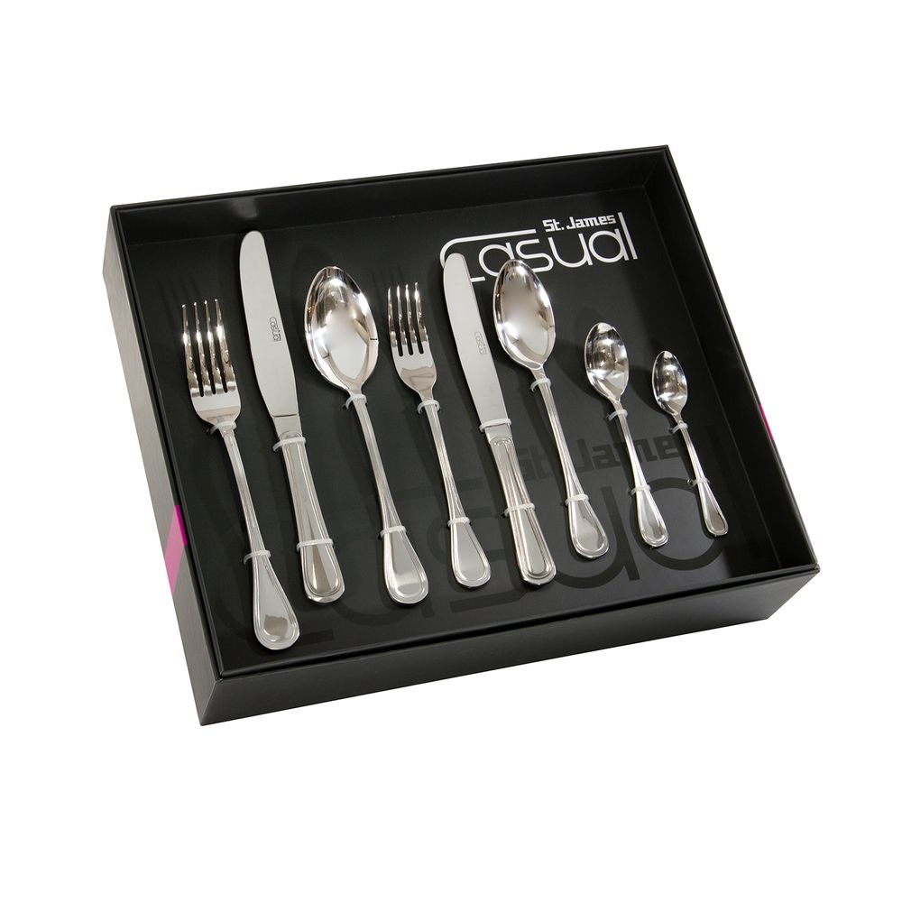 Faqueiro Four Seasons Inox 48 Peças St James - Ela Decora