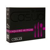 Faqueiro Four Seasons Inox 48 Peças St James - Ela Decora
