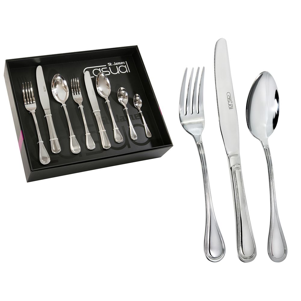 Faqueiro Four Seasons Inox 48 Peças St James - Ela Decora
