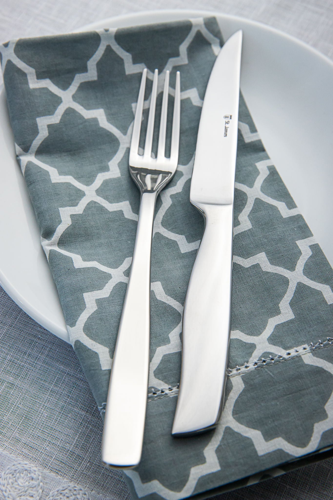 Faqueiro Wish Inox Churrasco 12 Peças St James - Ela Decora