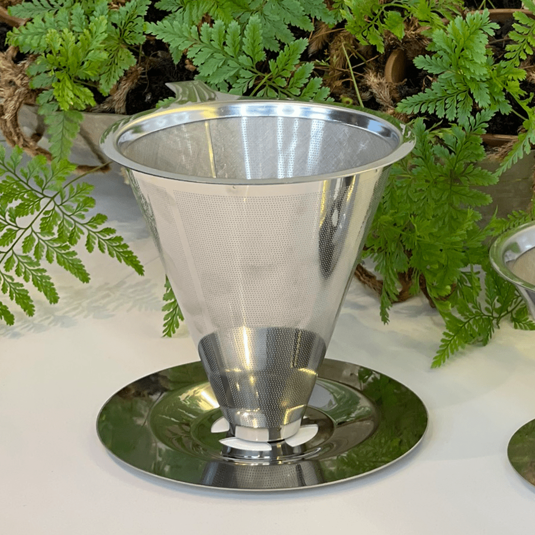 Filtro para Café em Aço Inox 103 Grande 15,5cm - Ela Decora