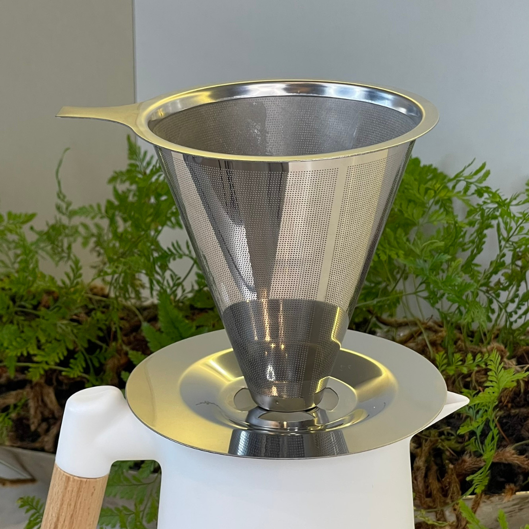 Filtro para Café em Aço Inox 103 Grande 15,5cm
