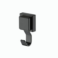 Gancho Multiuso com Ventosa Preto Fosco - Ela Decora