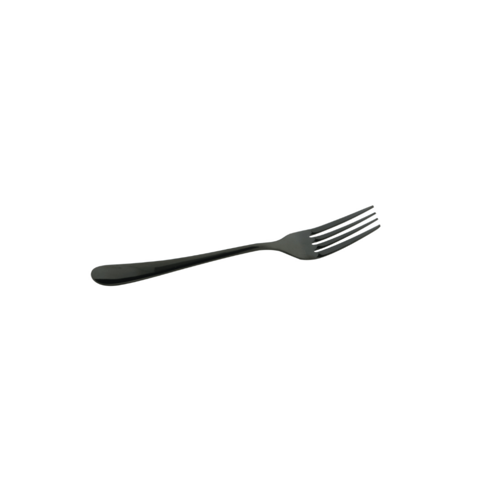 Garfo De Sobremesa Mesa Posta Ônix Aço Inox - 17,6 x 2,2 cm - Ela Decora