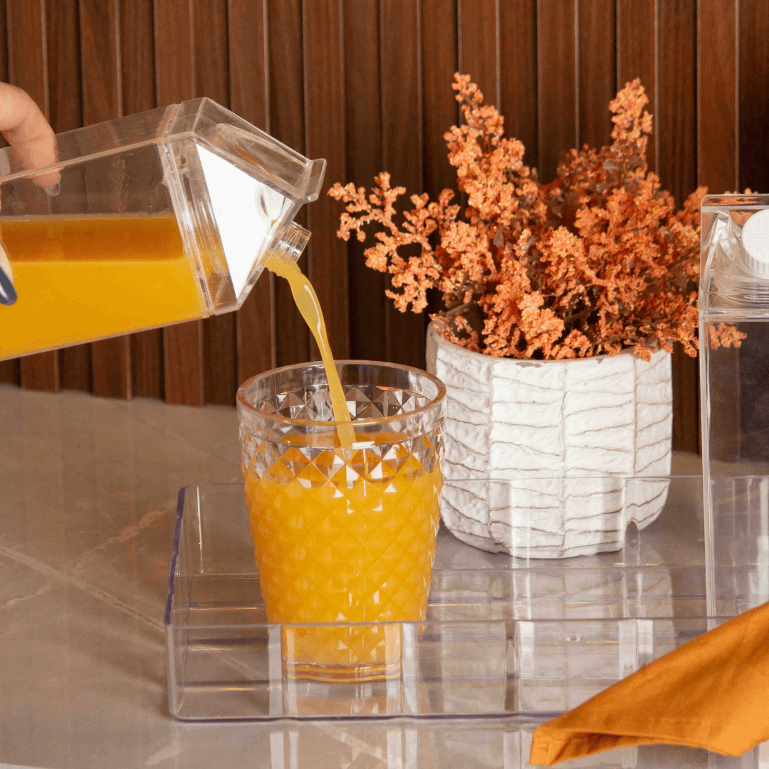 Garrafa de Cristal Antivazamento 500ml - Ela Decora