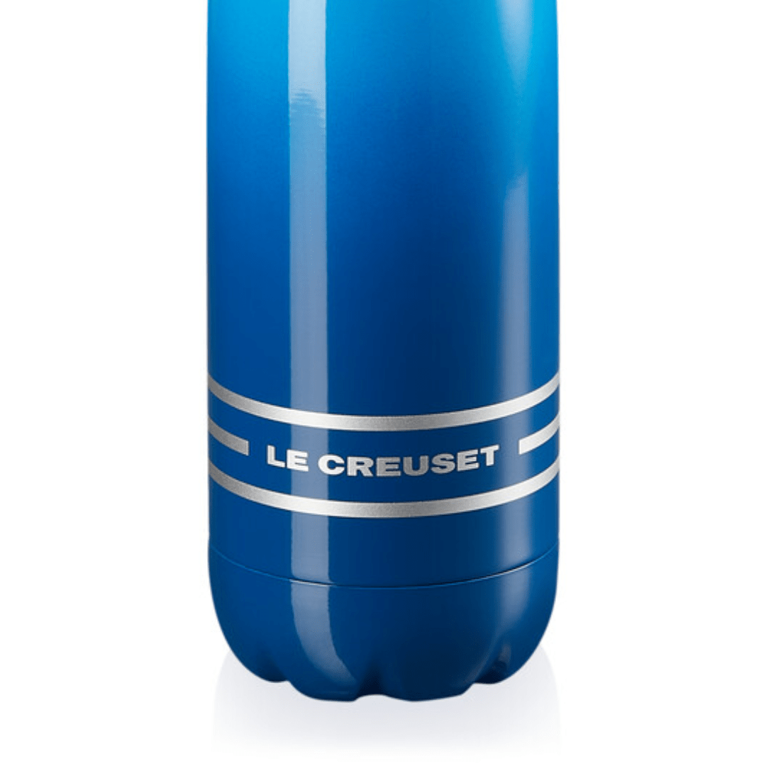 Garrafa de Hidratação em Aço Inox Azul Marseille 500ml Le Creuset - Ela Decora