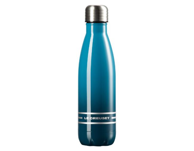 Garrafa de Hidratação em Aço Inox Deep Teal 500ml Le Creuset - Ela Decora