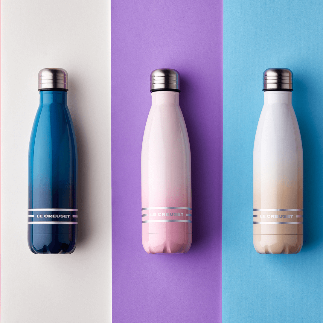 Garrafa de Hidratação em Aço Inox Meringue 500ml Le Creuset - Ela Decora